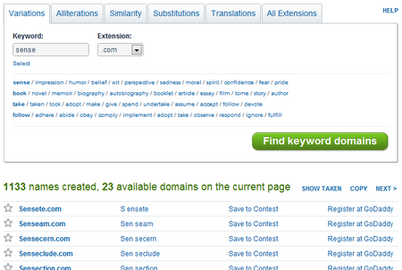Domain Name Search